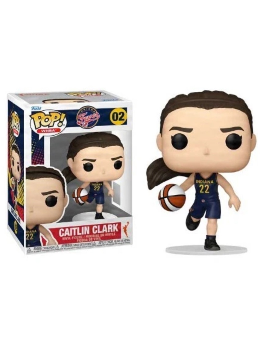 🇨🇦NOW $15🍀 Caitlin Clark Funko Fever Rookie RC WNBA NBA Basketball Toy Figure - Picture 2 of 2